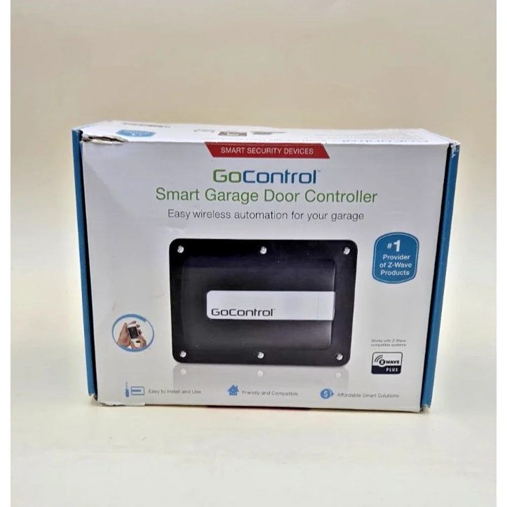 GoControl GD00Z-4 Smart Garage Door Controller Black Wireless NO SENSOR